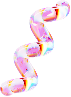 3D Holographic Glass Spring 